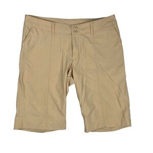 Patagonia Women's Light Khaki DWR Finish Inter-Continental Gorpcore Shorts Sz 12